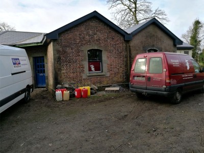 Ladestown Lodge, Ladestown, Co Westmeath. Electro osmosis damp proofing by Tirconaill Damp Proofing, Ireland